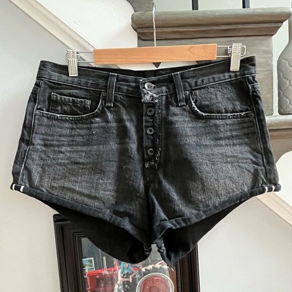 Rag & Bone Revolve Marilyn Fly Short in Blackhawk sz 27 - Picture 2 of 8
